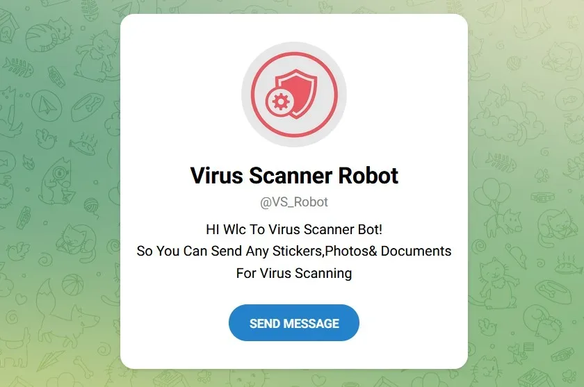 Virus Scanner Robot